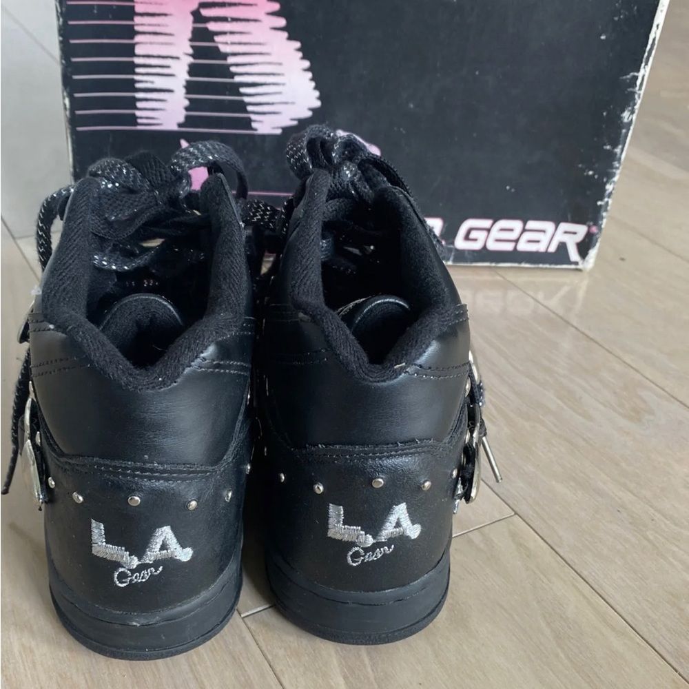 90s BLACK L.A. Gear Michael Jackson BILLIE JEAN Sneakers Women's Size US 7 1/2 - Picture 8 of 9